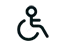 Logo d'une personne à mobilité réduite